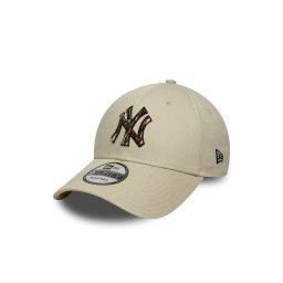 NEW ERA Șapcă sport '9FORTY New York Yankees MLB Outline' bej