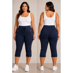 Pantalon Trei Sferturi Bleumarin