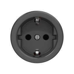 Reblig - Priză retro SCHUKO 230 V/16 A, fără ramă, antracit