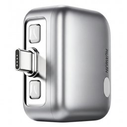 Adaptor Auto-Disconnect USB-C KUWAJIA KH-51 pentru Alimentare cu Deconectare Automata si Protectie Baterie, Argintiu