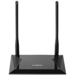 Router Wireless N 300 Mbps, Access Point, Range Extender, 2 Antene, Negru, BR-6428NS V5, Edimax