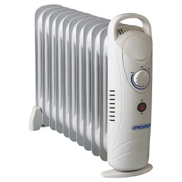 Radiator cu ulei Mesko MS 7806, 11 elementi, 1200W, termostat reglabil, alb