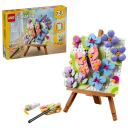 LEGO Creator Tablou decorativ cu arta florala 3 în 1, 348 piese