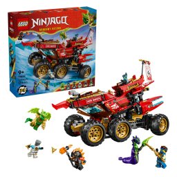 LEGO NINJAGO Bounty de teren 71869, set 3 în 1 cu 1214 piese