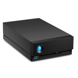 Hard disk extern LaCie 1big Dock 24TB, Thunderbolt 3, 3.5inch, Black