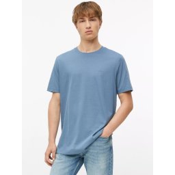 s.Oliver Tricou barbati, din bumbac, la baza gatului, Regular fit, Albastru (SELECTATI MARIMEA: XL)