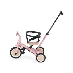 PETITE&MARS - Tricicletă pentru copii 5 în 1 TURBO LIMITED Rosy Wilderness