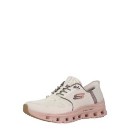 SKECHERS Papuci de casă 'Glide Step Pro' gri taupe / mov vânătă / roz