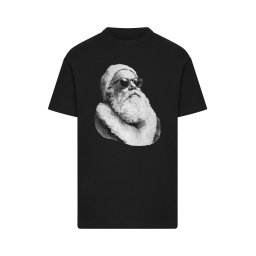 Mister Tee Tricou 'Cool Santa' gri / gri deschis / negru