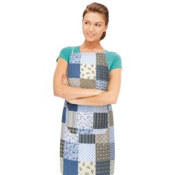 Șorț Bellatex Adela Patchwork albastru, 67 x 84 cm