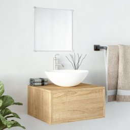 Set mobilier de baie 2 piese, lemn prelucrat stejar GartenMobel Dekor