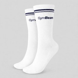 GymBeam Șosete crew white S