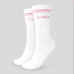 GymBeam Șosete crew pink L