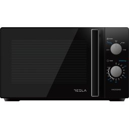 Cuptor cu microunde Tesla MW2030MB, 20L, 700W, Mecanic, Negru