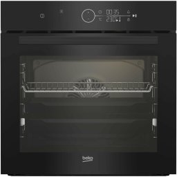 Cuptor incorporabil Beko BBIM17401BCS, Electric, 72 l, Autocuratare catalitica, 3D Cooking, Soft close door, Display LED, Booster, Clasa A++, Negru/Inox