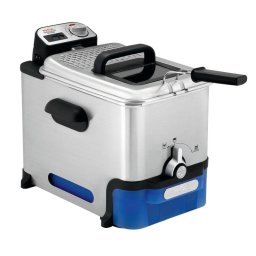 Oleoclean Pro Inox & Design FR8040 Single 3.5 L 2300 W Black, Stainless steel