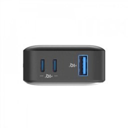 Baterie Externa Anker 533, 10000mAh, 30W, QC + PD, 1 x USB-A - 2 x USB-C, Neagra A1256G12