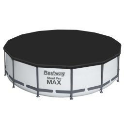 Prelata pentru acoperit piscina Bestway, 427cm, PVC, negru
