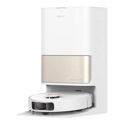 Aspirator robot Dreame L10s Pro Ultra Heat 7000Pa, mop rotativ DuoScrub, MopExtend, navigatie AI Pathfinder, statie DualBoost 2.0 cu golire automata, splare mop cu apa calda 58C, uscare cu aer cald, baterie 5200mAh, autonomie 200 min, control smart, Alb