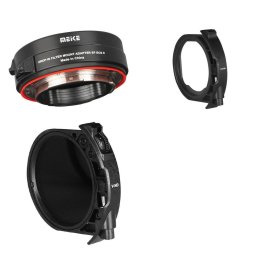 Kit Adaptor montura Meike MK-EFTR-C de la Canon EF/S la Canon EOS R/RF Mount cu Filtru VND+Clear