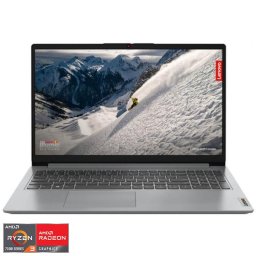 Laptop Lenovo IdeaPad 1 15AMN7, Procesor AMD Ryzen™ 3 7320U, Display 15.6" Full HD (1920x1080), Memorie RAM 8GB LPDDR5, Capacitate 256GB SSD, Placa video integrata AMD Radeon™ 610M Graphics, No OS, Cloud Grey (INT Keyboard)