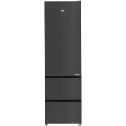 Combina frigorifica BEKO B5RGNA355HXBR, No Frost, 351 L, Clasa D, H 203.5 cm, HarvestFresh DARK INOX