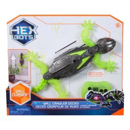 HEX BOTS – Wallcrawler Gecko teleghidat, Multicolor, 4 ani+