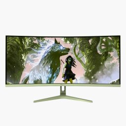 Monitor Gaming VA LED Arozzi Nova 34" AZ-NO-34T2K165-FST, UWQHD 3440 x 1440, HDMI, DisplayPort, Ecran curbat, 165 Hz, 1 ms, Verde