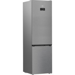 Combina frigorifica Beko B5RCNA416HXBW, No Frost, 415 l, Clasa C, Iluminare LED, AeroFLow, Functie congelare rapida, HarvestFresh, HomeWhiz, Inox