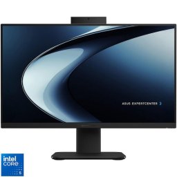 Sistem desktop All-In-One PC, ASUS P440VAK-BPCD640, procesor Intel Core 5 210H, 23.8 inch, Full HD, RAM 16GB, SSD 512GB, Intel Graphics, Camera Web, No OS, Negru