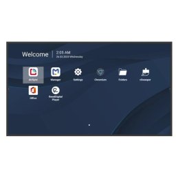 Monitor LCD, display profesional, ViewSonic CDE4331-1C, panou TFT, 43 inch, 4K Ultra HD, 60 Hz, 6.5 ms, HDMI, Negru
