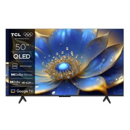 Televizor QLED TCL 127 cm (50") 50P79K, Ultra HD 4K, Smart TV, WiFi, CI+, Negru