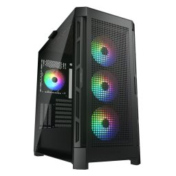 Carcasa Cougar Duoface PRO RGB, Middle Tower, Fara sursa, ATX, E-ATX, Negru