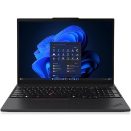 Laptop Lenovo ThinkPad T16 Gen 4, procesor Intel Core™ Ultra 7 255U pana la 5.20 GHz, 16" WUXGA IPS, 32GB RAM, 1TB SSD, Intel® Graphics, Windows 11 Pro, Negru