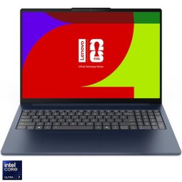 Laptop Lenovo IdeaPad Slim 5 16IPH11, procesor Intel Core™ Ultra 7 355 pana la 4.7GHz, 16" WUXGA, OLED, 16GB DDR5 RAM, 1TB SSD, Intel® Graphics, No OS, Albastru inchis