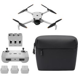 Drona DJI Lito X1, rezolutie foto 48MB, video 4K, Fly More Combo (DJI RC-N3), Gri/Negru
