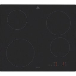 Plita incorporabila cu inductie Electrolux LIB60420CL, 4 zone de gatit, 60 cm, Booster, Touch control, Negru mat