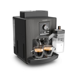 Espressor automat Krups Serenity Milk EA402HE0, 1450 W, presiune 15 bari, capacitate rezervor apa 1.7 L, 5 retete, 5 trepte de macinare, 3 trepte de temperatura, sistem Thermoblock Compact, tehnologie Milk Maestro, duza spumare lapte ajustabila, Negru