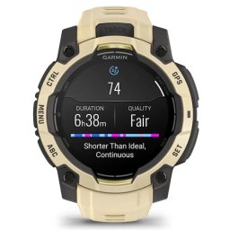 Smartwatch Garmin Instinct 3, 45 mm, AMOLED, GPS, Android/iOS, curea silicon, Citrine