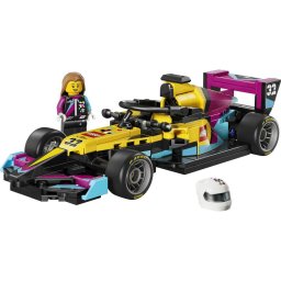 Set de constructie LEGO Speed Champions - Masina de curse LEGO F1 Academy - 77258, Jucarii pentru Baieti, Masini de Jucarie, Idee de Cadou pentru Copii Pasionati de Jocuri cu Masini, 201 piese, varsta 10 ani, Multicolor
