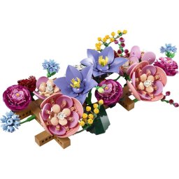 Set de constructie LEGO Botanicals - Perete floral 11503, Flori artificiale, Idee de Cadou pentru Femei Pasionate de Jocuri de Constructie Creativa, 879 piese, Varsta 18+, Multicolor