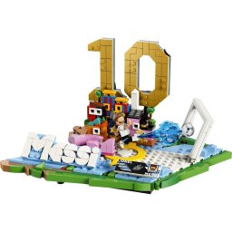 Set de constructie LEGO Editions - Lionel Messi – Momente importante din fotbal 43011, Jucarii pentru Copii, Jucarii pentru Baieti, Decoratiuni pentru Living, Idee de Cadou pentru Copii, 500 piese, Varsta 10 ani, Multicolor