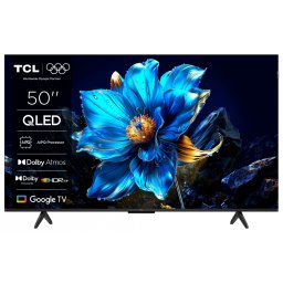 Televizor TCL QLED 50P71K, 126 cm, Smart Google TV, 4K Ultra HD, Clasa F