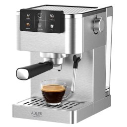 Espressor Adler AD 4390, 3100 W, 20 bar, 1.5 l, Argintiu