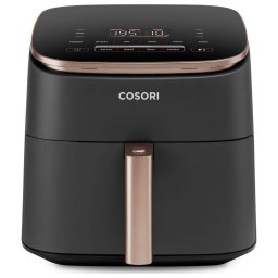 Friteuza cu aer cald Cosori CAF-DC602-KEUR TurboBlaze Chef Edition, 1700 W, 6 l, 9 programe, Temperatura ajustabila 30-230, Negru