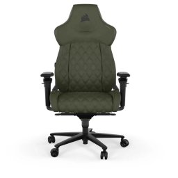 Scaun gaming Corsair TC500 LUXE, greutate suportata 120 kg, material textil, Verde