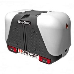 Cutie portbagaj pe carligul de remorcare Towbox V2 Gri