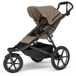 Carucior Thule Urban Glide 3 all-terrain cu prinderea hamului magnetica, Tint Taupe (Bej)
