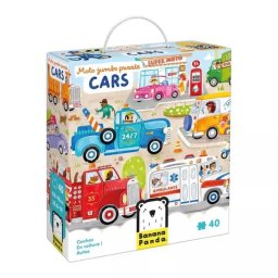 Banana Panda: Puzzle gigant - vehicule