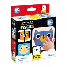 Banana Panda: Puzzle de călătorie - jumătăți de fețe